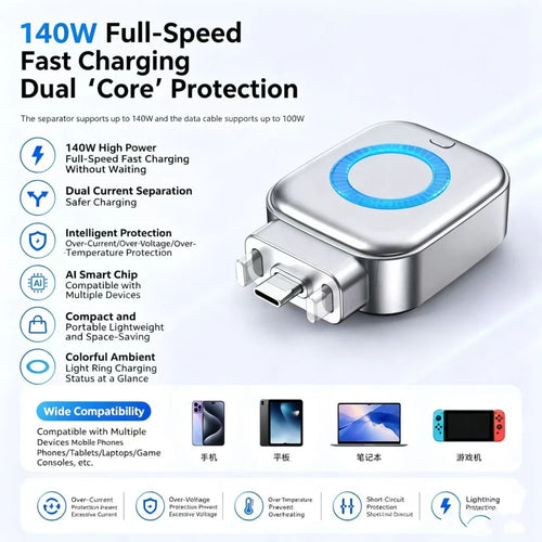 Smart Auto Disconnect Type C Charger