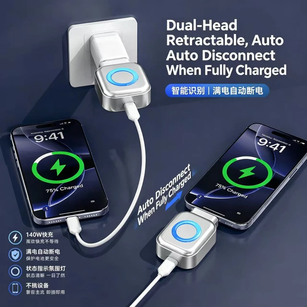 Smart Auto Disconnect Type C Charger