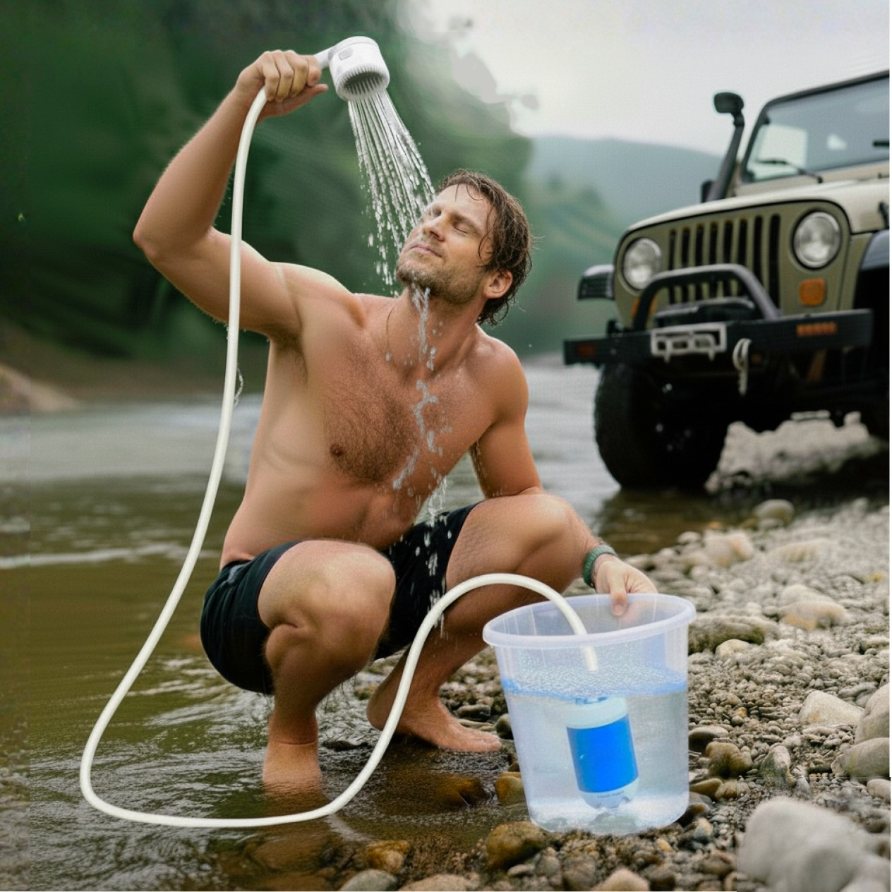 SmartFlow Portable Shower Kit